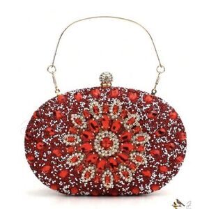 Brand New RAMLA Luxury Rhinestone Clutch,Handbag, Sling Bag